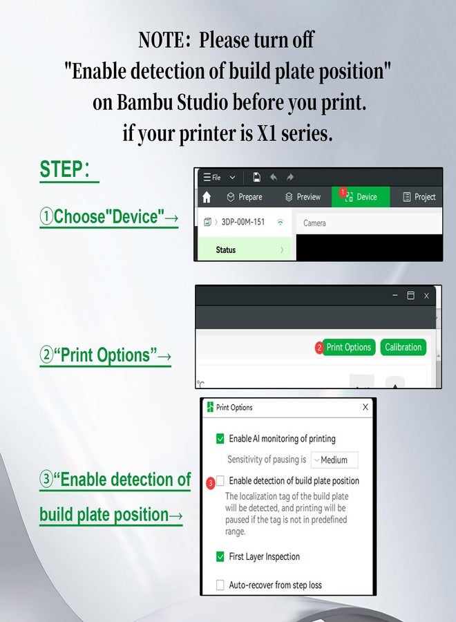 IdeaFormer-3D لوحة بناء IdeaFormer-3D Rainbow PEY+Textured PEI لطابعات Bambu Lab X2D/X1C/X1/X1E/A1/P1S/P1P/P2S، صفيحة فولاذية زنبركية مزدوجة الجوانب من PEY PEI مقاس 257x257 مم لطابعات Bambulab ثلاثية الأبعاد - Image 3