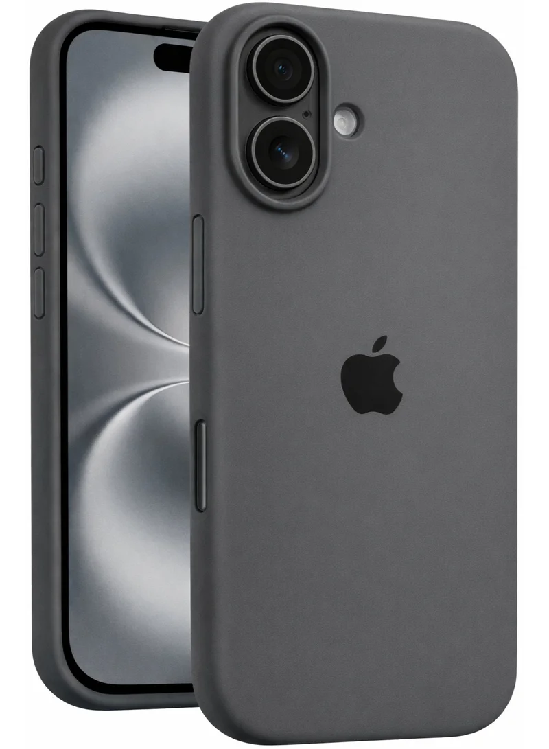 موبكوس جراب موبكوس الرمادي الفاخر من السيليكون مع شعار وشحن لاسلكي مغناطيسي لهاتف آيفون 17 | ملمس ناعم كالحرير | حماية مقاومة للصدمات بمعايير عسكرية | توافق مغناطيسي قوي | غطاء أنيق ونحيف