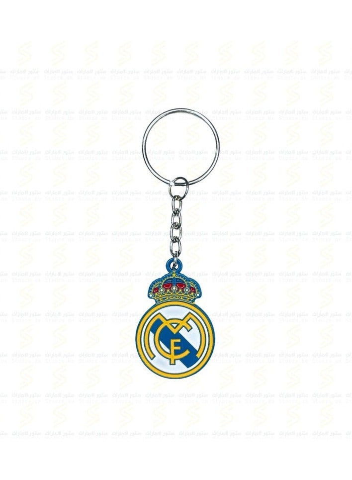 REAL MADRID CF 2D Keychain Metal Keychain Stainless Steel Pendant Key Chain - Image 1