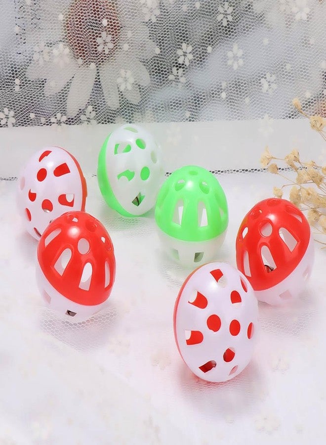 Kopida 10pcs Hollow Rolling Bell Ball Pet Toy - Bird Ball Foot Talon Toy for Parakeet, Cockatiel, Parrot - Cage Fun Toys - Image 3