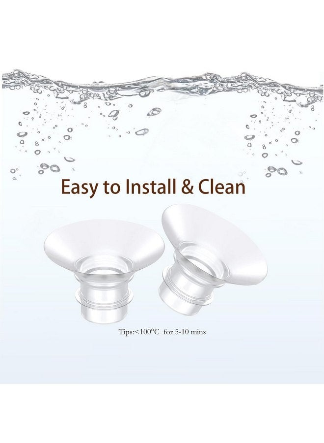 Hranio 17mm Flange Insert 6PC, Compatible with 17mm Flange Spectra/Flange Inserts for Spectra/Momcozy Flange Inserts/Momcozy Wearable Breast Pump Flange Insert/Flange Inserts for Medela Pump/Willow/TSRETE - Image 5
