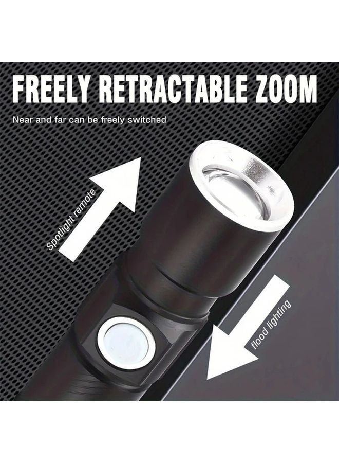 USB Rechargeable 395nm UV Flashlight Black Light Pet Stain Detector 3 Modes - Image 5