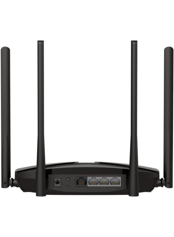 MERCUSYS AC1200 Wi-Fi 4G+ LTE Router, Build-In 300Mbps 4G LTE Modem
SPEED: 300 Mbps at 2.4 GHz, 867 Mbps at 5 GHz, 4G+ Cat6 300/50 Mbps
SPEC: 2× External Fixed Wi-Fi Antennas, 2× External Detachable LTE Antennas, 3× Gigabit LAN Ports, 1× Gigabit WAN/LAN Port, FDD-LTE (B1/B3/B5/B7/B8/B20/B28), TDD-LTE (B38/B40), HSPA+/UMTS (B1/B5/B8)
FEATURE: MERCUSYS APP,Nano SIM Card Plug and Play, 3G/4G Router/Wi-Fi Router Mode, SMS, IPv6, Parental Controls Black - Image 3