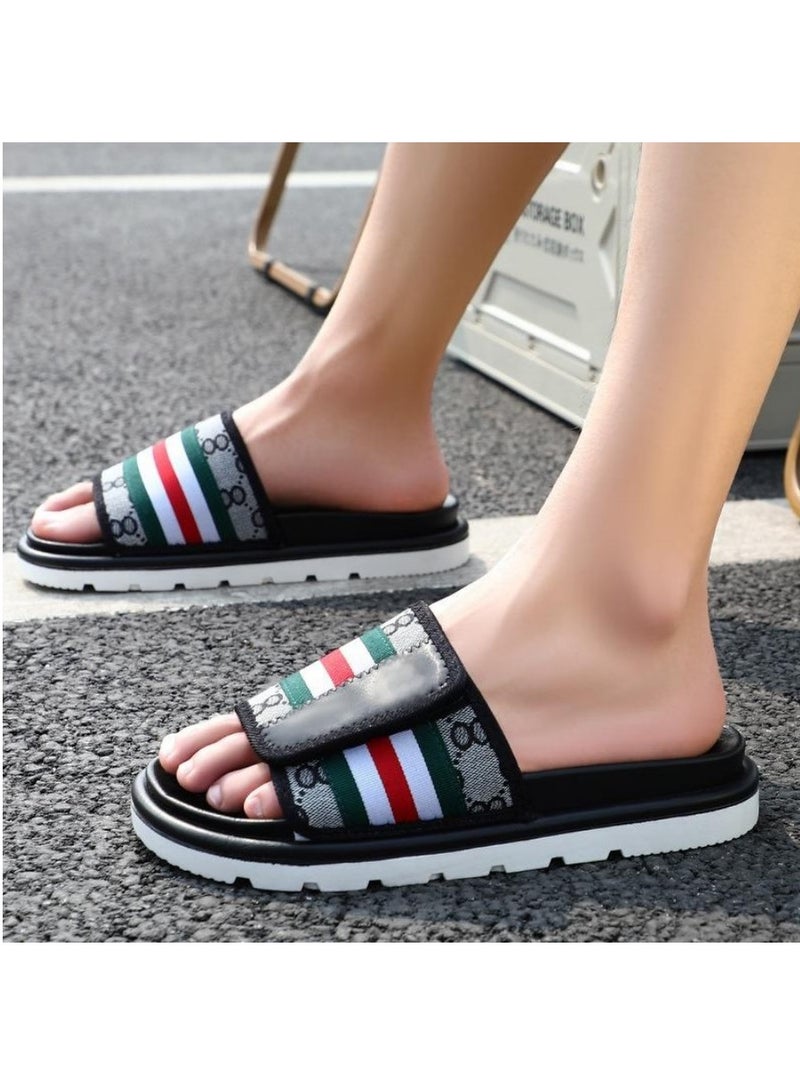 House Bedroom Slippers with Thick Sole Non-Slip,Slippers Open Toe,House Sandals for Indoor & Outdoor - Image 4