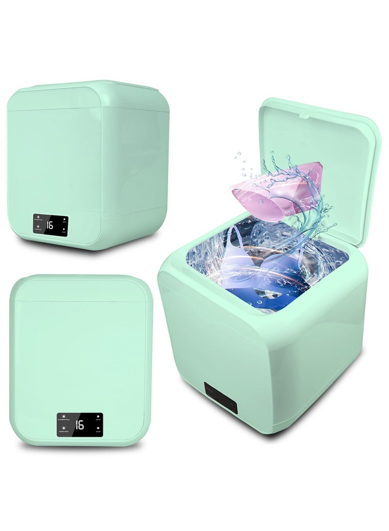 NIUB Portable Mini Washing Machine, 12L Compact Washer for Baby Clothes, Underwear, Clothes, Socks, Blue Light Sterilization, One-Touch Operation with Digital Timer, Laundry Washer for Apartments, Dorms, Hotels, and Travel Use  - Image 1