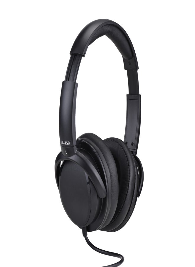 TAKSTAR Dynamic Stereo Headphone 40mm Driver PET Diaphragm PU Leather Cushion Closed Back Design Compatible with 6.35mm Gold Plated Adapter for Music Enthusiasts - Image 3