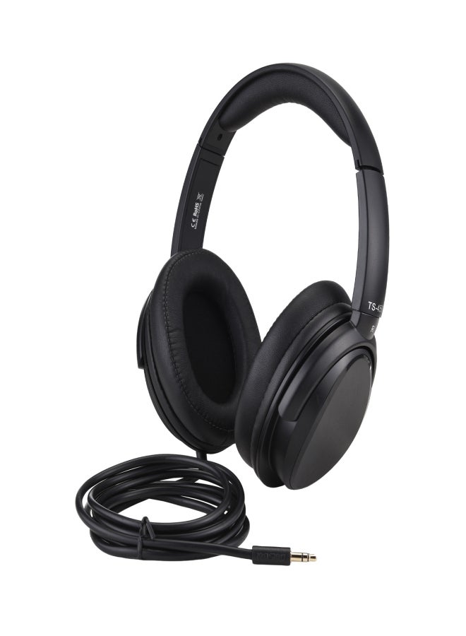 TAKSTAR Dynamic Stereo Headphone 40mm Driver PET Diaphragm PU Leather Cushion Closed Back Design Compatible with 6.35mm Gold Plated Adapter for Music Enthusiasts - Image 4