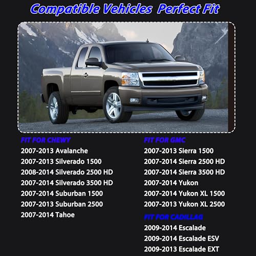 LEVANLIGHT Master Power Window Switch Compatible with Chevy Silverado/Tahoe/Suburban/Avalanche 2007-2014, GMC Sierra/Yukon, Cadillac Escalade 2009-2014, Front Driver Side Door Lock Control, Replaces 20835552 - Image 2