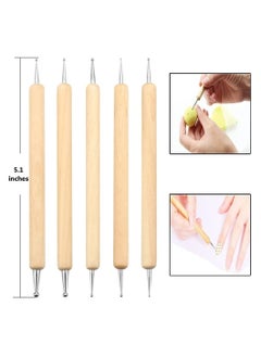 Y&D 25 Pcs Sculpting Tools Polymer Modeling Clay Pottery Dotting Pen Silicone Tips Ball Stylus Ceramic Indentation Set Also for Cake Fondant Decoration  - Image 5