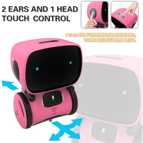 98K Robot Toys for Girls and Boys Rechargeable Touch and Voice Control Robots Interactive Talking Smart Partner and Teacher with Singing Dancing STEM Toy Gifts for Kids Age 3 and Up - Image 5