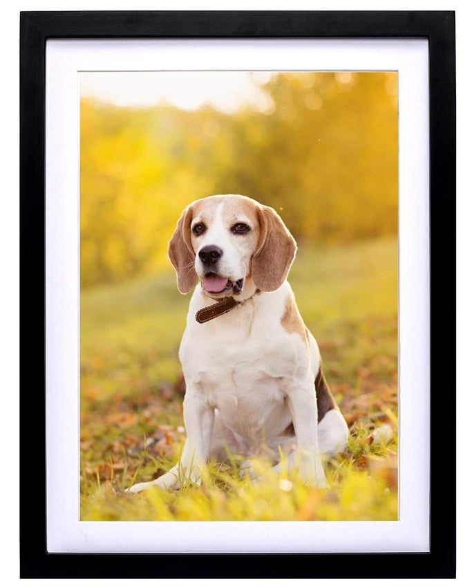 12X16 DIAMOND PAINTING PICTURE FRAME DISPLAY PICTURES 10 X 14 INCH25X35 CM WITH MAT OR 12 X 16 INCH30X40 CM WITHOUT MAT PHOTO FRAMES DIAMOND ART FRAME NATURAL SOLID WOOD BLACK YNCK002