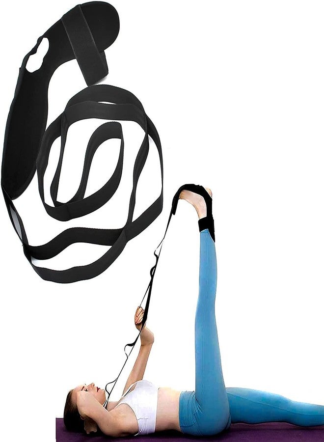 Styxon/Foot Stretcher Yoga Ligament Stretching Belt Foot and Leg Stretcher for Plantar Fasciitis, Achilles Tendinitis, Foot Drop, Calf, Thigh and Hip, Stretcher Physical Therapy Belt - MD902 - Image 2