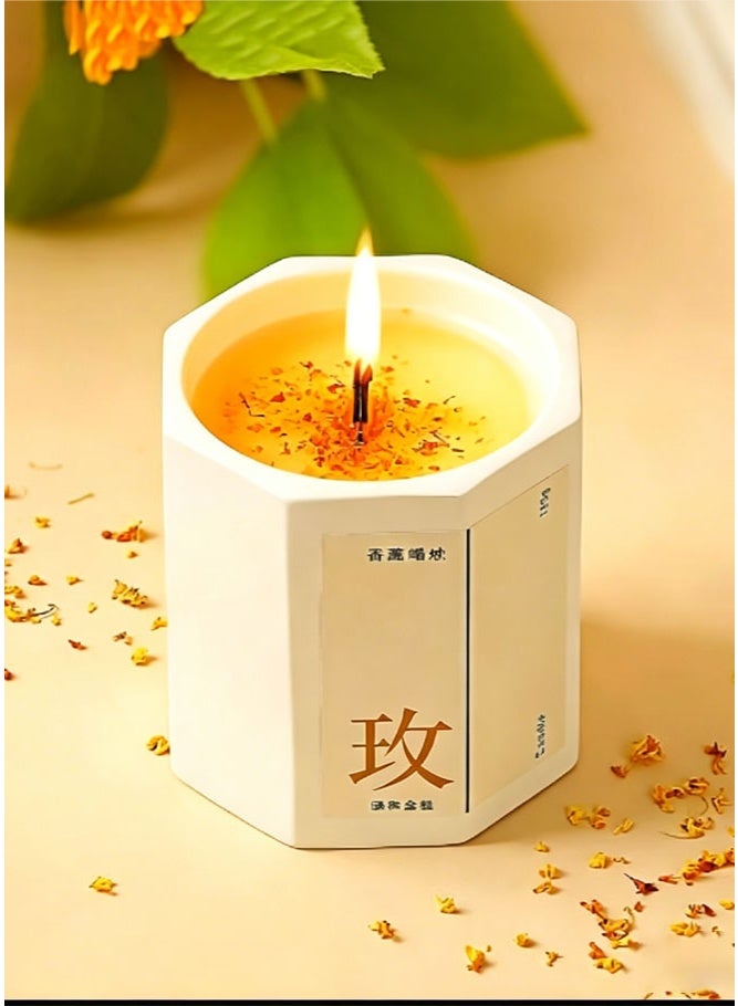 Scented Candle for Home Use, Long Lasting Fragrance, Relaxing Aroma for Living Room & Bedroom - Image 1