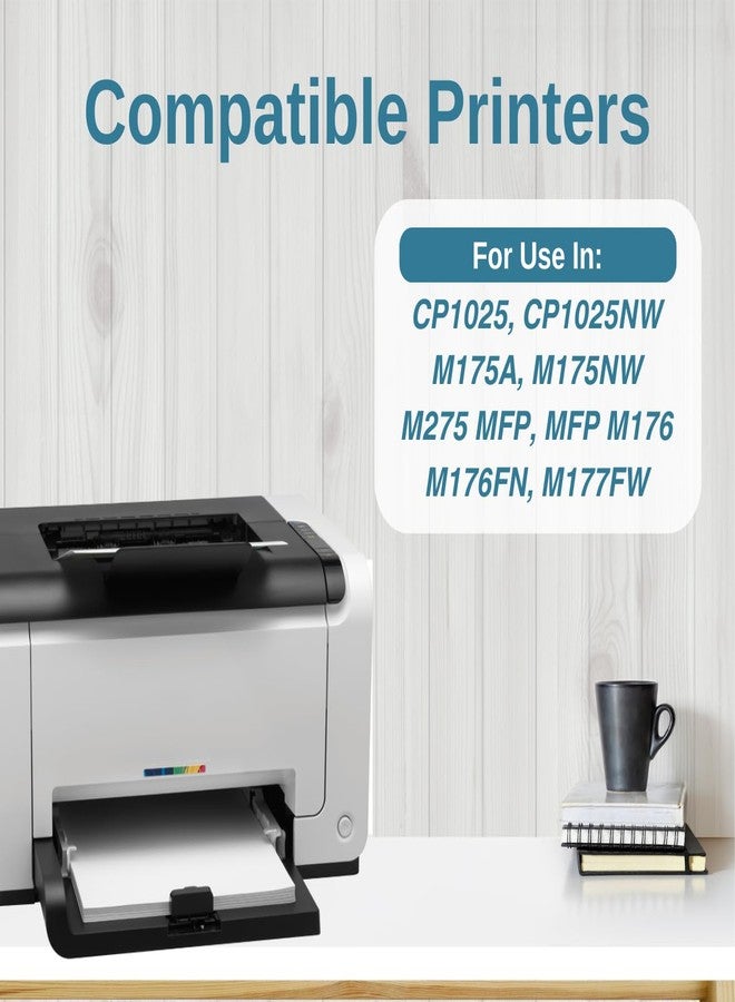 Print Page 126A Imaging Drum Unit Compatible for CE314A for Color LJ Printers CP1025, CP1025NW, M175A, M175NW, M275MFP, MFP M176, M176FN, M177, M177FW, 200 MFP, Pro 100 MF (126A Drum Unit - 1 pcs) - Image 2