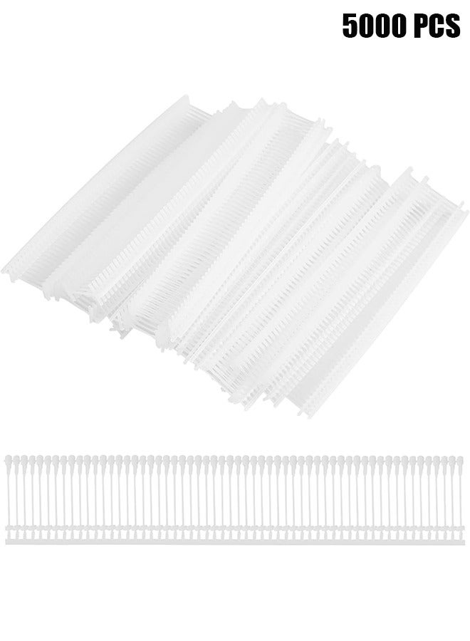 HY 1/2 inch Standard Tagging Fasteners, 5000pcs Clothing Tag Barbs Attachments Price Label for All Standard Price Tag Clear - Image 1