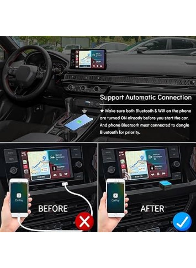 محول Mini  في 1 من السلكي إلى اللاسلكي CarPlay / محول Android - ios - Image 4
