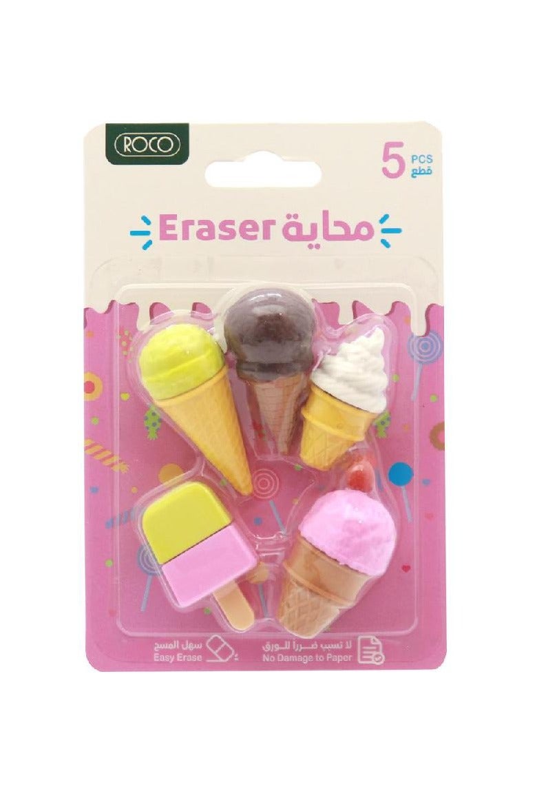 روكو ممحاة مطاطية للحلوى بألوان متنوعة