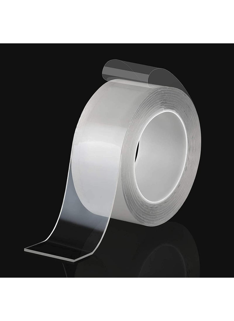 TOP SELECT Top Select 3 Meter High Strength Double Sided Adhesive Silicon Tape, Transparent, Heavy Duty, Heat Resistant, Multi-Functional, Removable, Washable, Sticky, No Trace (Pack of-1)  - Image 2