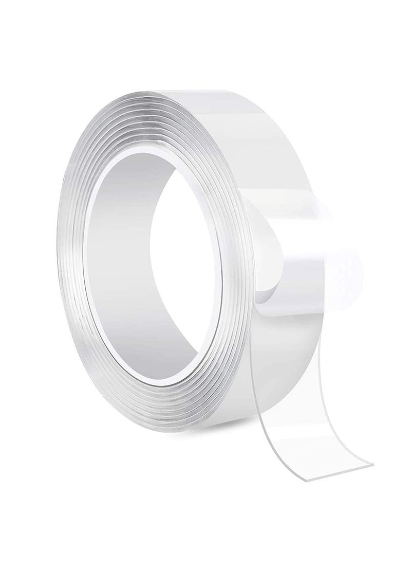TOP SELECT Top Select 3 Meter High Strength Double Sided Adhesive Silicon Tape, Transparent, Heavy Duty, Heat Resistant, Multi-Functional, Removable, Washable, Sticky, No Trace (Pack of-1)  - Image 1