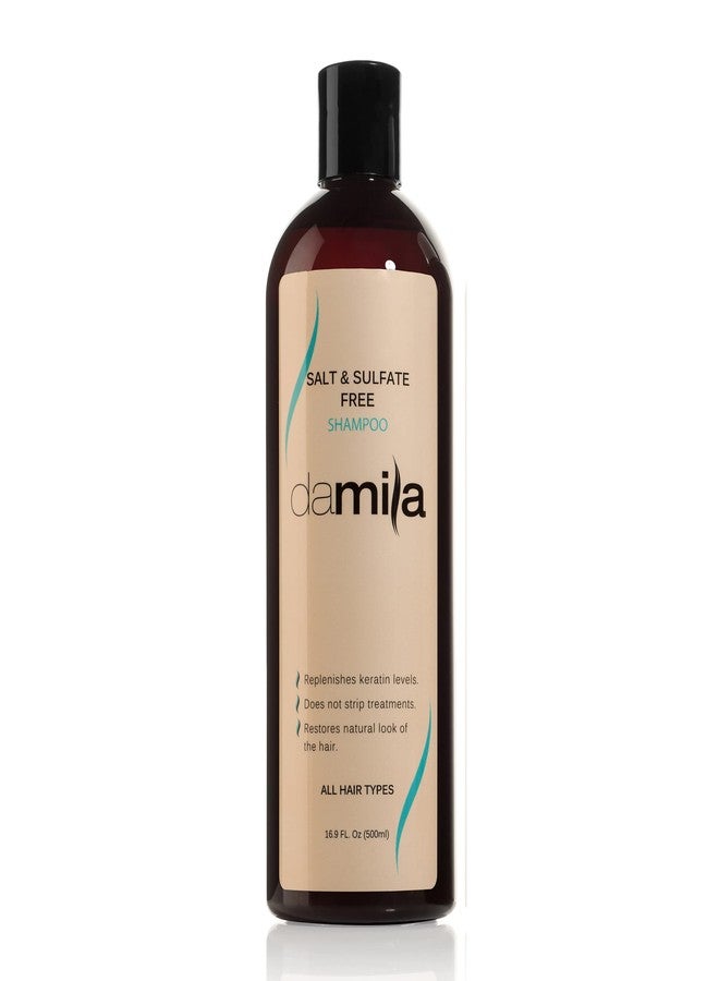 damila Salt & Sulfate Free Shampoo for Keratin and Color Treated Hair - Perfect for Damaged, Frizzy, Curly or Dry Hair (16.9 Fl Oz) - Image 1