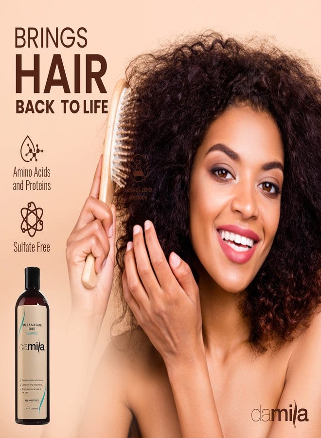 damila Salt & Sulfate Free Shampoo for Keratin and Color Treated Hair - Perfect for Damaged, Frizzy, Curly or Dry Hair (16.9 Fl Oz) - Image 5