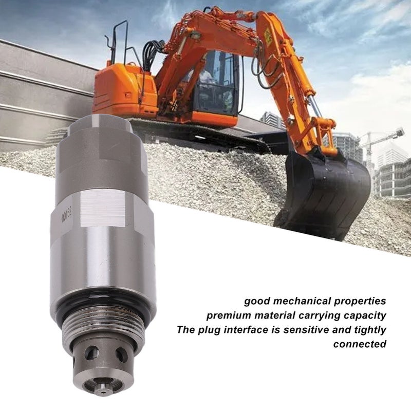 Overflow Valve: Standard Size Durable Steel High Temperature Resistance - Compact Lightweight Easy Installation Ideal Replacement for Kobelco Excavation Equipment Engineering Vehicles - Image 2