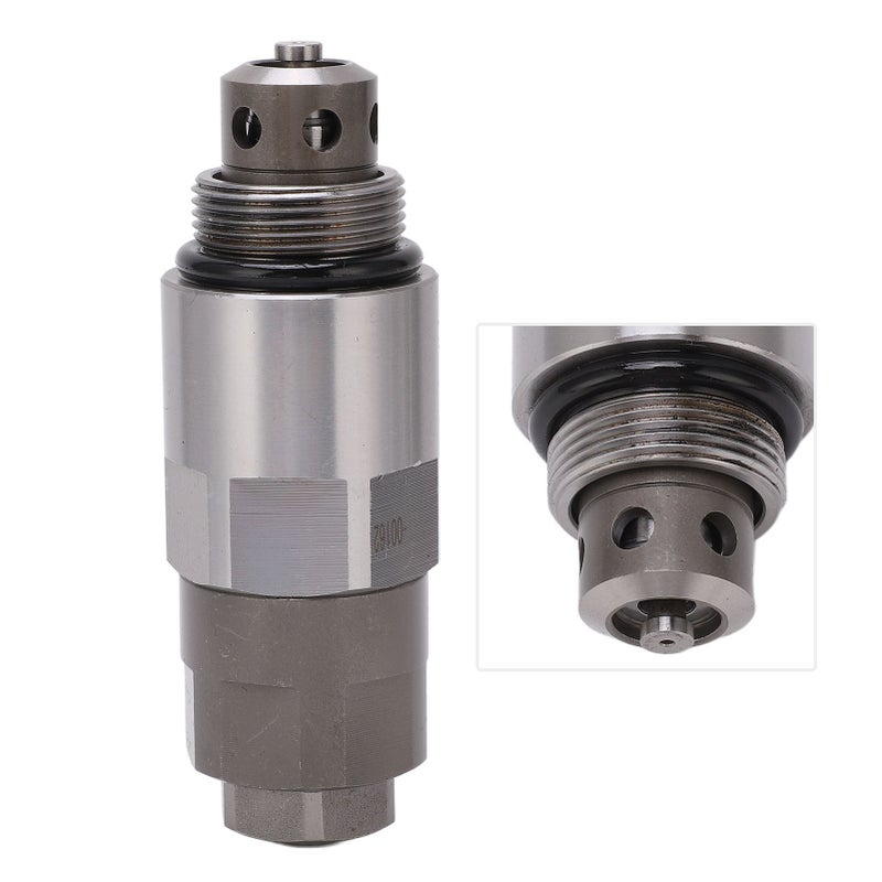 Overflow Valve: Standard Size Durable Steel High Temperature Resistance - Compact Lightweight Easy Installation Ideal Replacement for Kobelco Excavation Equipment Engineering Vehicles - Image 3