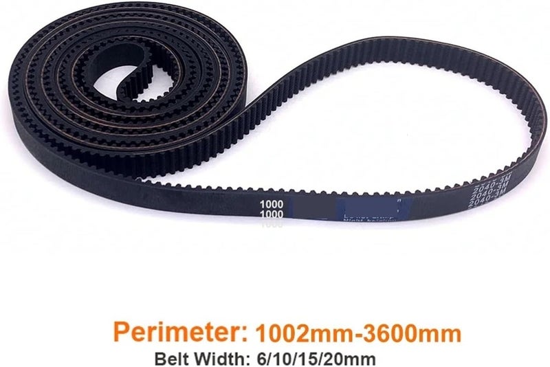HTD 3Meter Rubber Timing Belt Perimeter Width 6/10/15/20mm Leisurely(3000mm,20mm) - Image 2