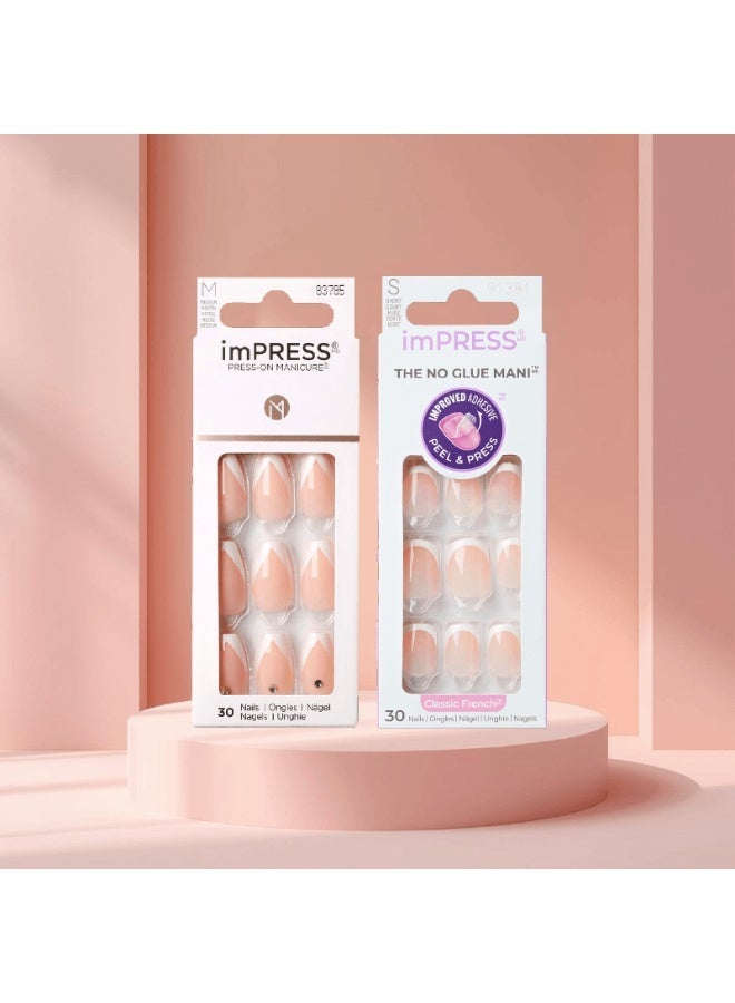 KISS Impress Nails So French & Impress Nails Model - Classic French Small Ifc01CBundle - Image 1