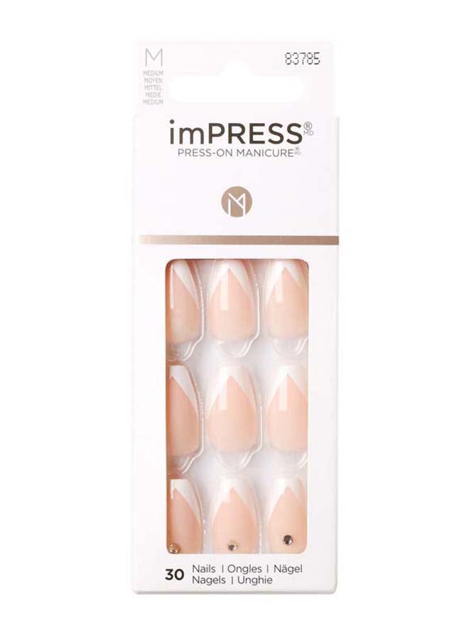 KISS Impress Nails So French & Impress Nails Model - Classic French Small Ifc01CBundle - Image 3