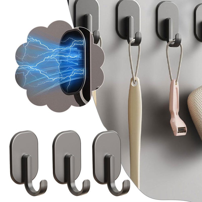 Strong magnetic refrigerator hooks, traceless hooks, no-drill magnetic hooks, wholesale kitchen storage hooks - Image 2
