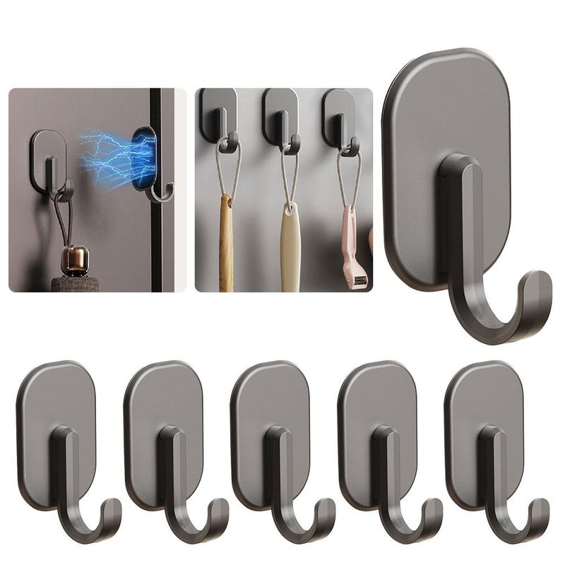 Strong magnetic refrigerator hooks, traceless hooks, no-drill magnetic hooks, wholesale kitchen storage hooks - Image 3