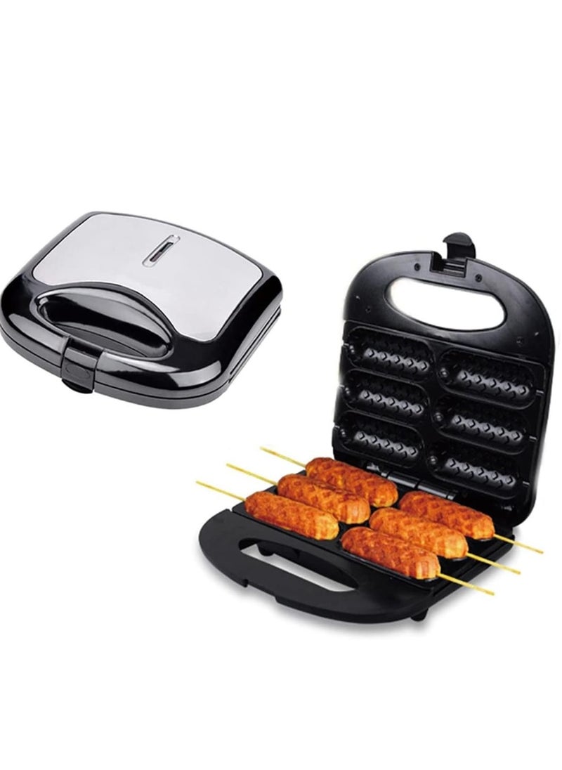 Generic Corn Dog Maker – Non-Stick Hot Dog Sausage Lolly Stick Machine – Crispy French Muffin & Cornbread Snack Maker – Electric Breakfast Appliance  - Image 1