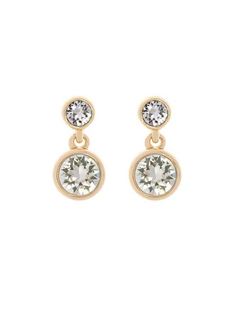 Crystal Dot Drop Earring