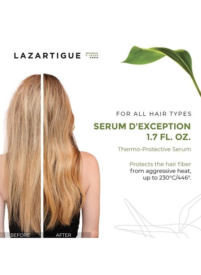 Lazartigue Thermo-Protective Serum D'Exception | Heat Protection Hair Serum | Lightweight Serum for All Hair Types | Shields, Hydrates, Seals Split Ends & Tames the Hair | Vegan, Sulfate & Silicone Fr  - Image 2