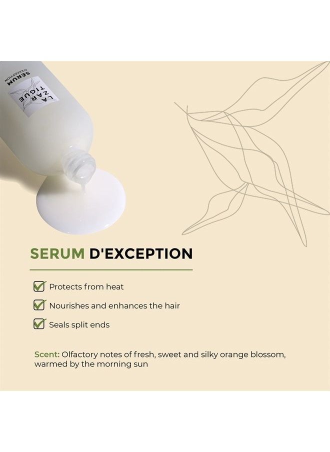 Lazartigue Thermo-Protective Serum D'Exception | Heat Protection Hair Serum | Lightweight Serum for All Hair Types | Shields, Hydrates, Seals Split Ends & Tames the Hair | Vegan, Sulfate & Silicone Fr  - Image 3