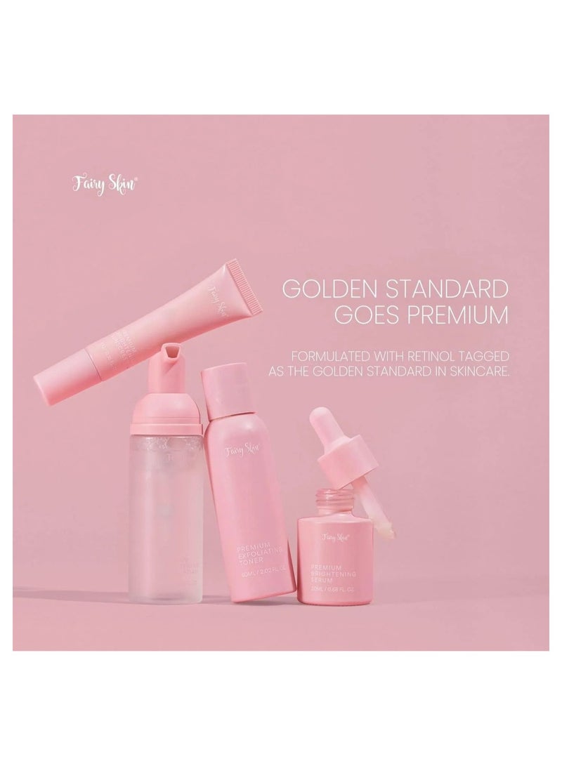 Fairy Skin Premium Whitening Kit for Radiant, Rejuvenated Skin with Facial Foam, Exfoliating Toner, Brightening Serum, and Sunscreen, Tailored for Acne-Prone, Dry to Oily, and Sensitive Skin. - Image 3