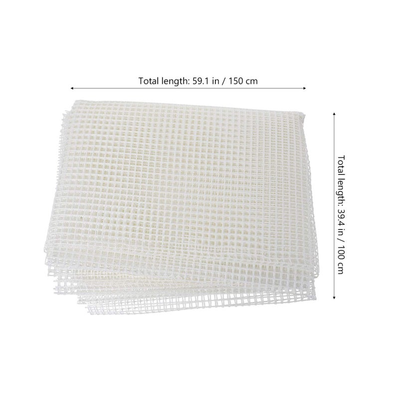 ARTIBETTER Blank Rug Hooking Mesh Canvas: Latch Hook Rug Canvas Rug Mesh Canvas Latch Hook Tool for DIY Latch Hook Rug Tapestry Canvas, 58 x 39 Inches - Image 2