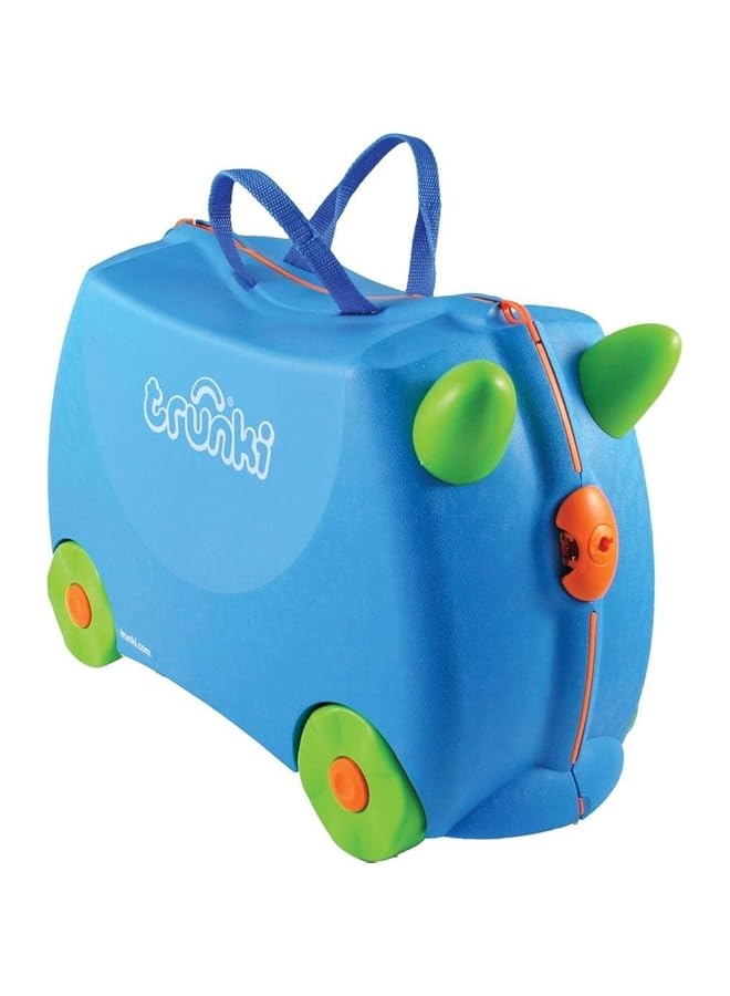 trunki Terrance Ride On Suitcase Blue [Ti0054 Gb01] - Image 1
