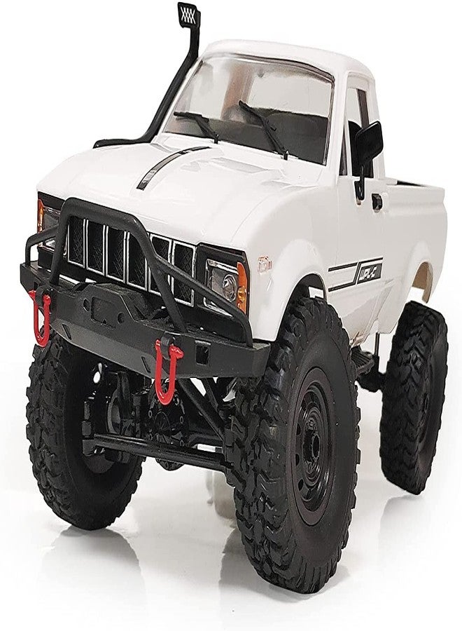 YIKESHU RC Crawler Offroad RC Truck 4x4 Remote Control Rock Crawler WPL C24-1 Pickup Trucks with Led Light, 2.4 Ghz 1/16 Scale All Terrain Car Brushed RTR Pickup for Adults - Image 2