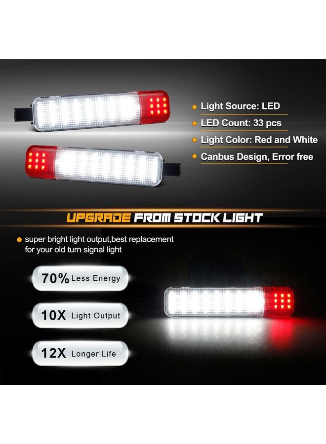 NDRUSH LED Interior Door Light, Door Panel Courtesy Light, Warning Light for 1999-2006 Silverado/Sierra 1500, 2001-2006 3500/2500 HD, 1999-2006 Yukon, C1500/C2500/C3500 1995-19999 - Image 2