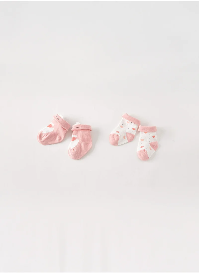 Dave & Bella Hearts socks set