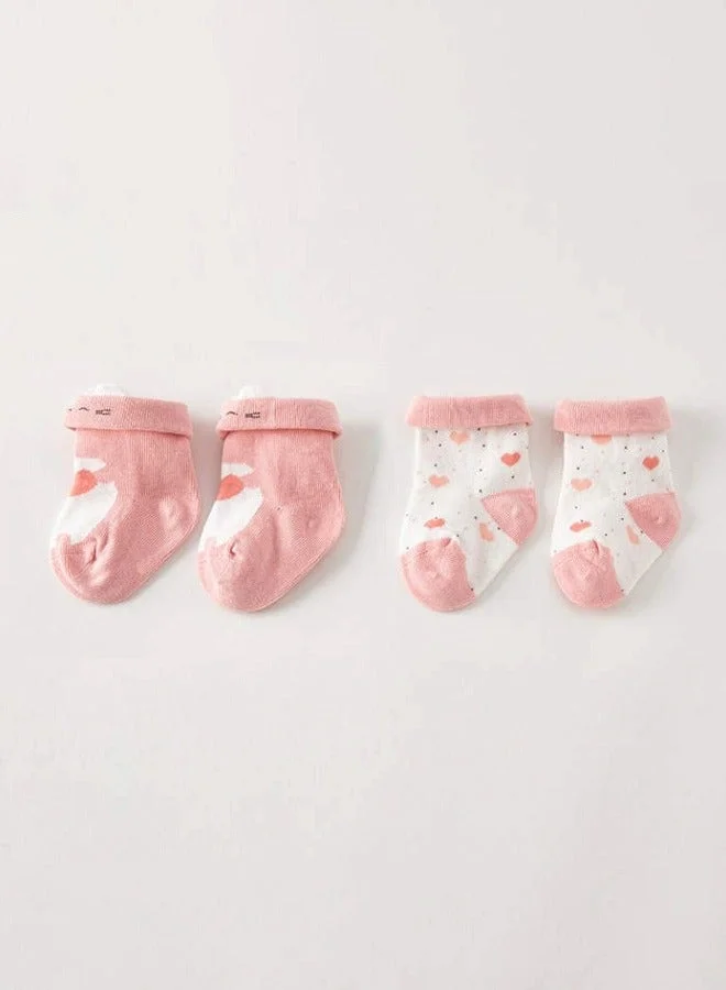 Dave & Bella Hearts socks set