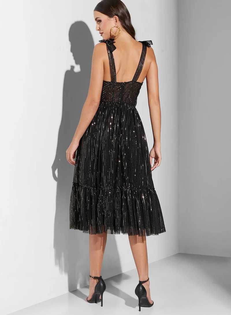 Ella Limited Edition Sequinned Tiered Dress