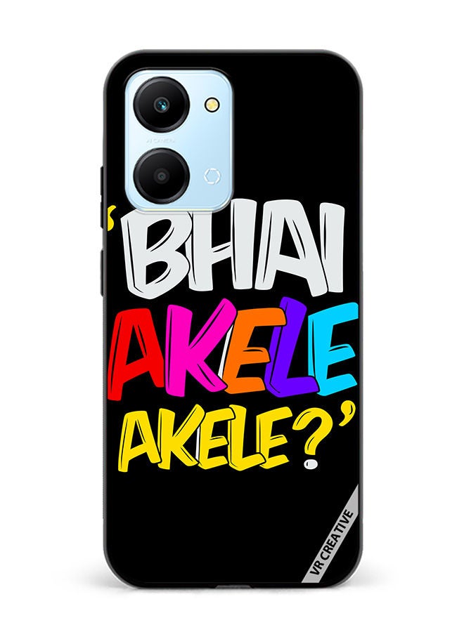 VR CREATIVE Protective Case Cover For Honor Play7T Bhai Akele Akele Design Multicolour - Image 1