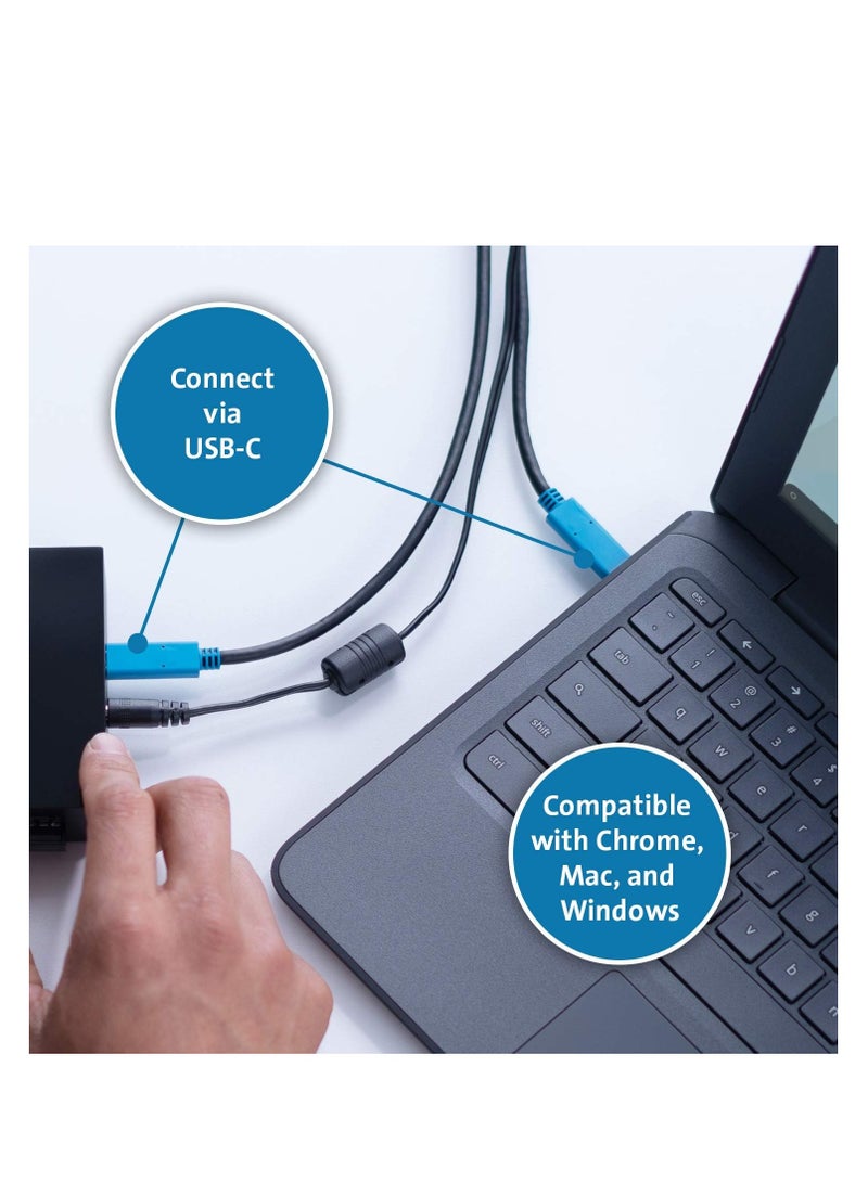Kensington SD2000P USB-C Docking Station - for Surface Pro 7, Surface Book, Surface Laptop 3, Surface Go, IPad Pro and USB-C Laptops; Single Monitor 4K Output with 60W PD (K38260NA) - Image 5