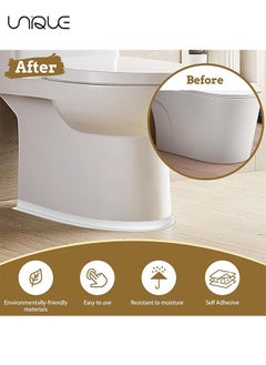 Unique 2 Packs Sealant Strip - Caulk PE Sealing Tape Self-Adhesive Mildewproof Waterproof Shower Tile Sealer for Bathroom Kitchen Bathtub Toilet and 38mm Width X 3.2M Lenth (White)  - Image 3