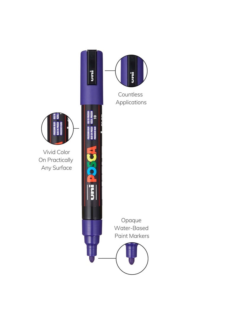 بوسكا قلم طلاء بألوان داكنة جديدة متوسط ​​عرض الخط 1.8-2.5 ملم مجموعة من 8 - Image 3