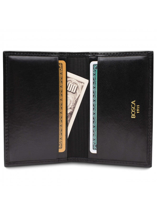 Bosca Bosca | Mens Calling Card Case Wallet in Italian Old Leather 