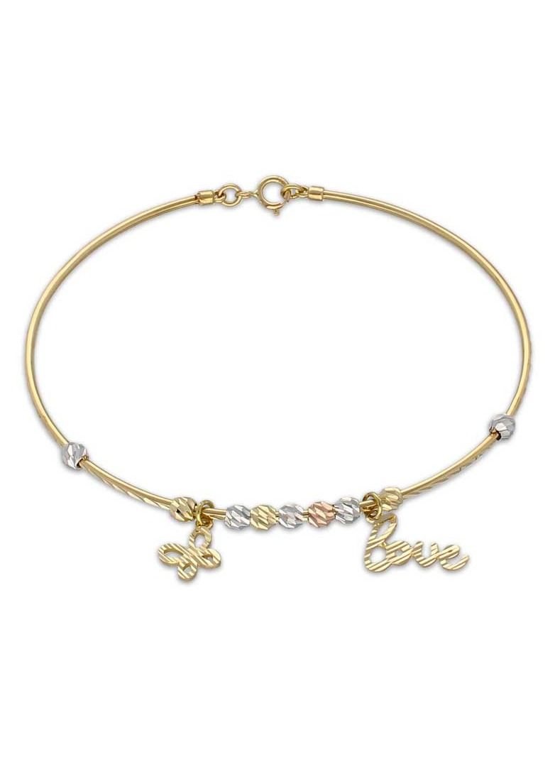 FK Jewellers Gold Hanging Bangle in 18KT - FKJBNG18KU2015  - Image 2